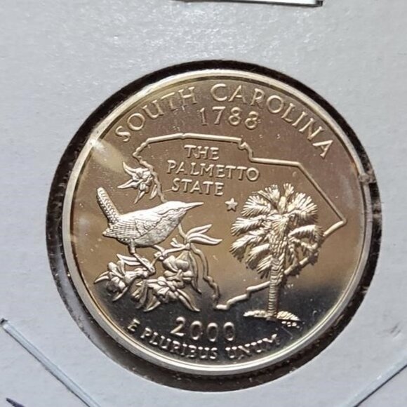 Lot of 5 S Mint Proof State Quarters... 1999-2000... MS... In Protective Holders - Picture 3 of 10